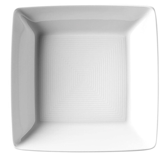 Rosenthal Loft kvadratisk skål hvit 15 cm