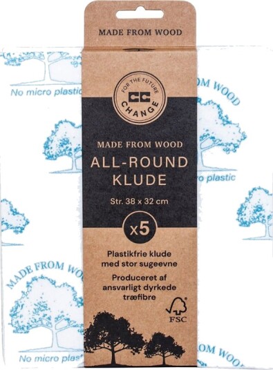 Klud Plastfri | 5 Stk. | Cc Hansen
