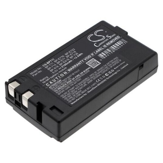 Canon G15Hi batteri (2100 mAh 6 V, Sort) Canon G15Hi batteri (2100 mAh 6 V, Sort)