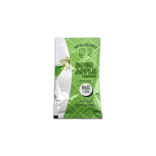 Impressence Sour Apple Liqueur Spirit Essens med smak av syrlig eplelikør