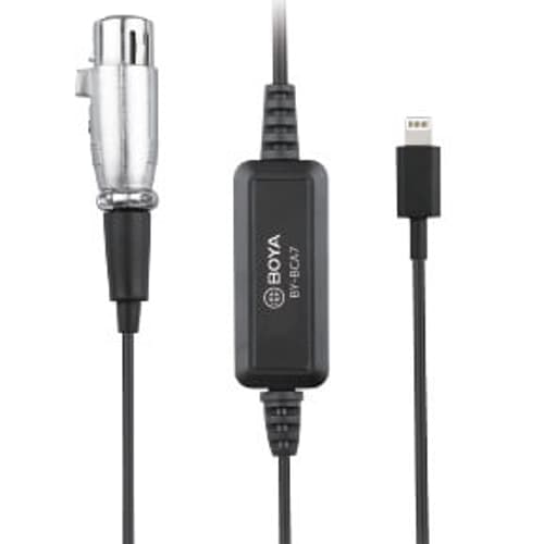 Boya XLR til Lightning Mikrofonadapter 6m - Hun-Han