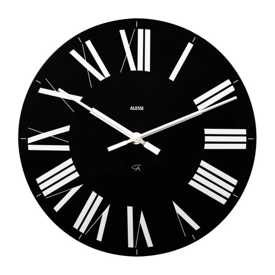 Alessi Firenze veggklokke Ø 36 cm Svart Alessi Firenze veggklokke Ø 36 cm Svart