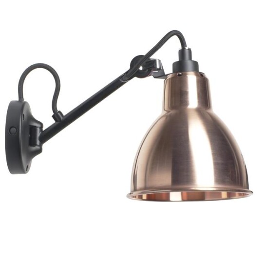 Lampe Gras N104 Vegglampe Sort/ Rå Kobber – DCWéditions Lampe Gras N104 Vegglampe Sort/ Rå Kobber – DCWéditions