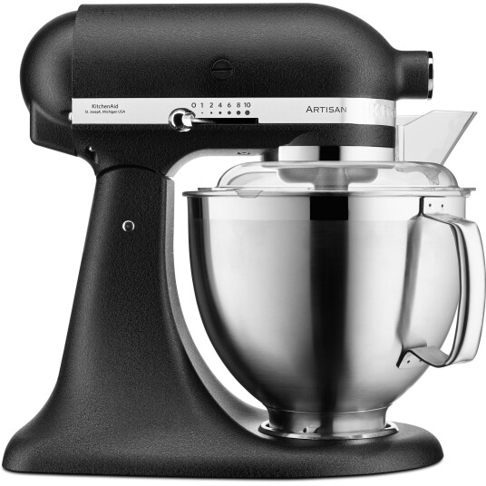 KitchenAid Artisan 4,8L Kjøkkenmaskin Cast Iron Black 300W KitchenAid Artisan 4,8L Kjøkkenmaskin Cast Iron Black 300W