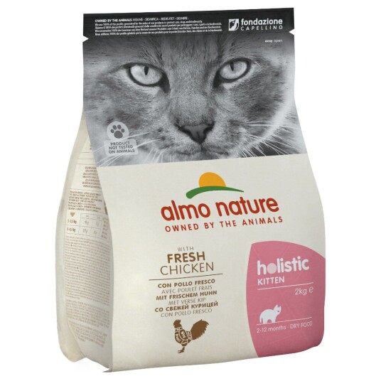 Holistic Spesialpris! 2 kg 12 kg Almo Nature Kitten Holistisk Kylling & Ris 2 kg Holistic Spesialpris! 2 kg 12 kg Almo Nature Kitten Holistisk Kylling & Ris 2 kg