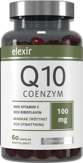 Elexir Pharma Coenzyme Q10 100mg 60 stk