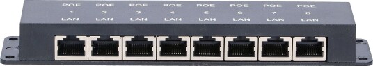Extralink EX.2046 PoE-injektor 8 porter 12-48V