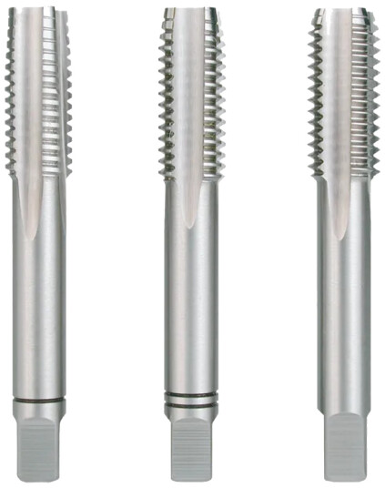Håndtappesett/3 DIN352 HSS 7/16"Ã14 BSW