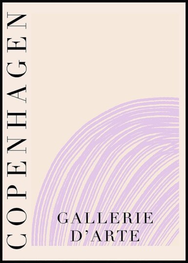 Copenhagengalerielilac Ratio2x3 Plakat / 30x40cm