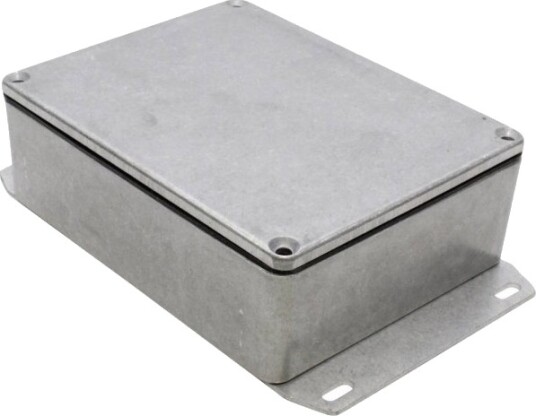 Hammond Electronics 1590WBB2F 119 × 94 × 38 mm Trykkstøpt Aluminium Natur Kabinett
