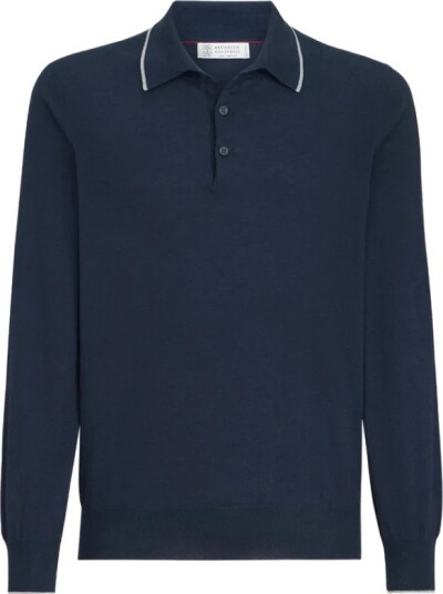Brunello Cucinelli Herre Topper Blå 2XL,