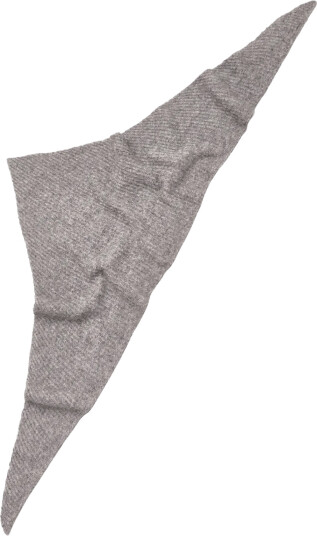 Becksöndergaard Alpaca-Wool Triangle Scarf - Grey - 160X 55CM