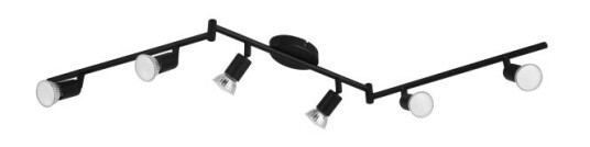 Eglo Buzz Led Spotskinne 6L I Sort Eglo Buzz Led Spotskinne 6L I Sort