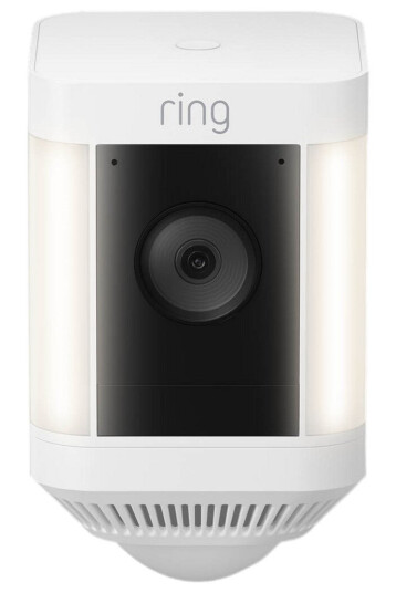 Ring Spotlight Cam Plus Utendørs Sikkerhetskamera Hvit med Batteri Ring Spotlight Cam Plus Utendørs Sikkerhetskamera Hvit med Batteri