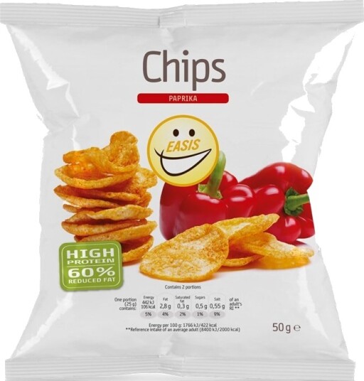 EASIS Chips Paprika 50g