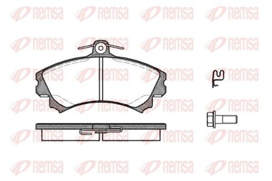 Bremseklosser REMSA 0590.21 Bremseklosser REMSA 0590.21