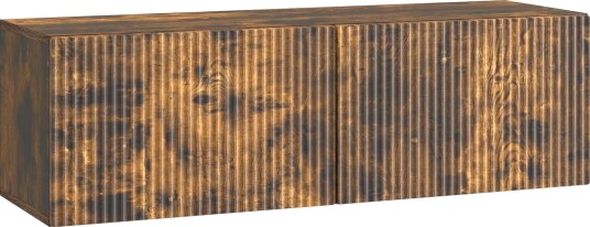  Vegghengt TV skap Røkt Eik 98 x 31 x 30 cm Konstruert tre