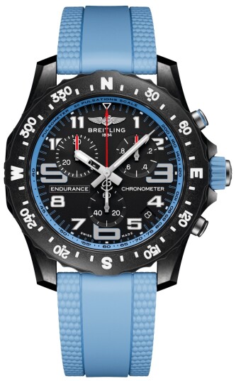 Breitling Herreklokke X82310281B1S2 Professional Endurance Sort/Gummi