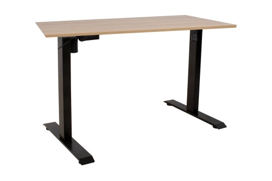 Skrivebord Ergo med en motor 160x80 cm Svart