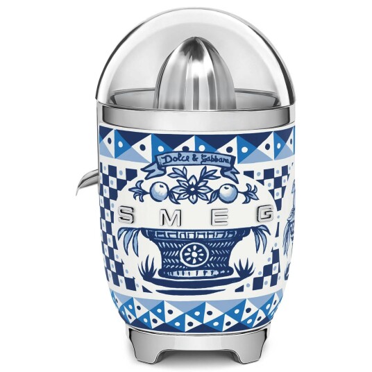 Smeg Dolce & Gabbana Sitronpresser Blu Mediterraneo Smeg Dolce & Gabbana Sitronpresser Blu Mediterraneo