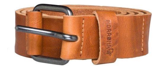 Norrøna /29 Leather Belt 85 cm, Brown