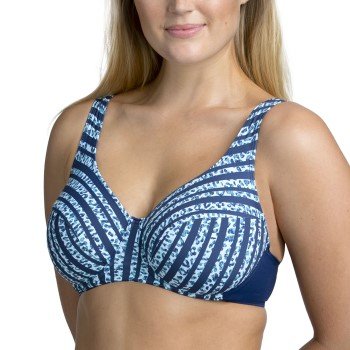 Miss Mary Bondi Underwire Bikini Bra Blå Mønster polyamid B 75 Dame