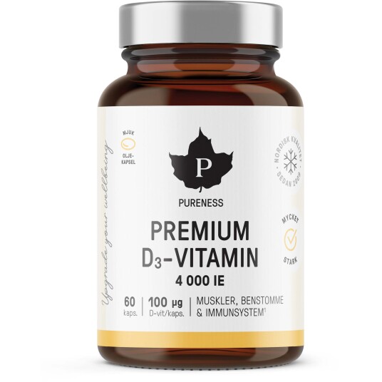 Pureness Premium D Vitamin 60 stk Pureness Premium D Vitamin 60 stk