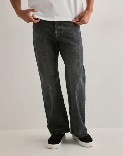 Jack & Jones Jjitoby Jjcooper Am 968 Ln Straight leg jeans Svart