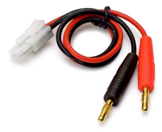 DynoMAX B9700 Charge Lead Tamiya with 4mm banana plugs DynoMAX B9700 Charge Lead Tamiya with 4mm banana plugs