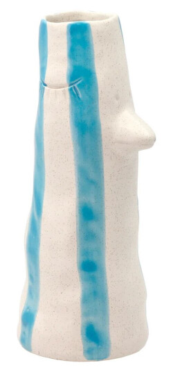 Villa Collection Styles vase med nebb og øyevipper 26 cm Blue