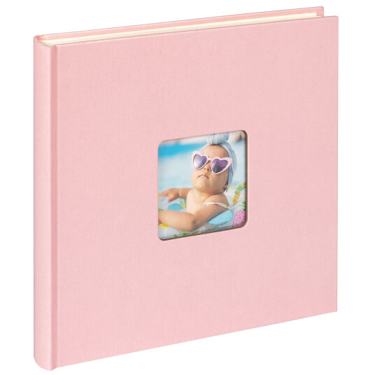Walther Fun Babyalbum Rosa - 26x25 Cm (40 Hvite Sider/20 Ark)