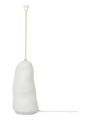 Hebe lampefot stor, Off-White