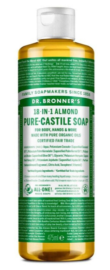 Dr. Bronner's Dr. Bronner's Pure Castile Liquid Soap Almond 47 Dr. Bronner's Dr. Bronner's Pure Castile Liquid Soap Almond 47