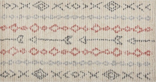 Dispur Bomullsteppe 80x150 cm - Beige