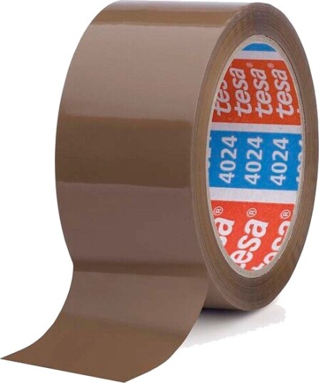 Pakketape Tesa 4024 Pp 50 Mm X 66 M Brun Pakke Med 6 Ruller