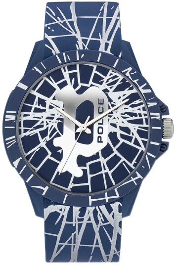 Police Herreklokke PEWUM2119561 Classic Blå/Plast Ø40 mm