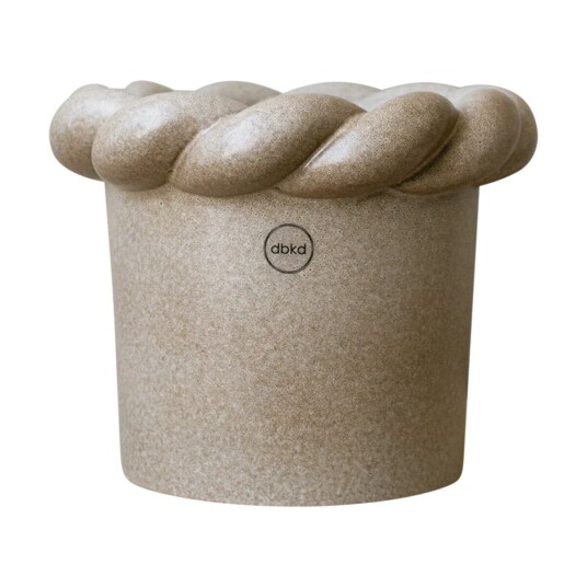 DBKD Twine krukke Ø 14 cm Beige