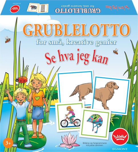 Damm Egmont Gruble-lotto Se hva jeg kan - Barnespill med lærerike bilder