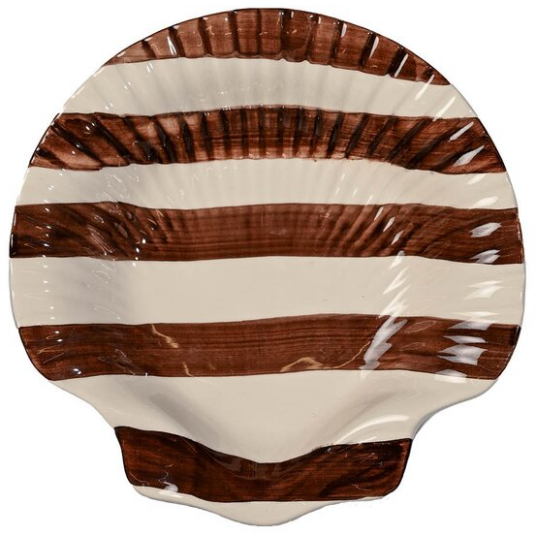 Byon Armona Tallerken 23,5 cm Hvit / Mørkebrun Byon Armona Tallerken 23,5 cm Hvit / Mørkebrun