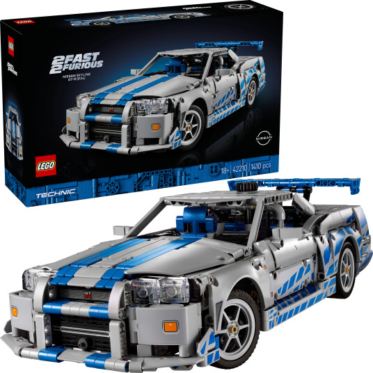 LEGO Technic 2 Fast 2 Furious Nissan Skyline GT-R R34-bil 42210 LEGO Technic 2 Fast 2 Furious Nissan Skyline GT-R R34-bil 42210