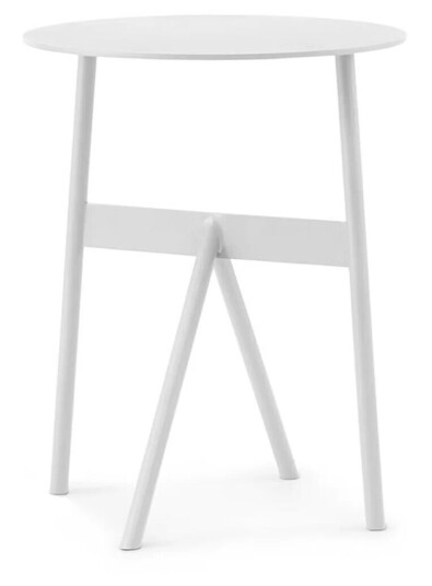 Normann Copenhagen Stock Table sidebord Ø 37 cm H: 46 cm White