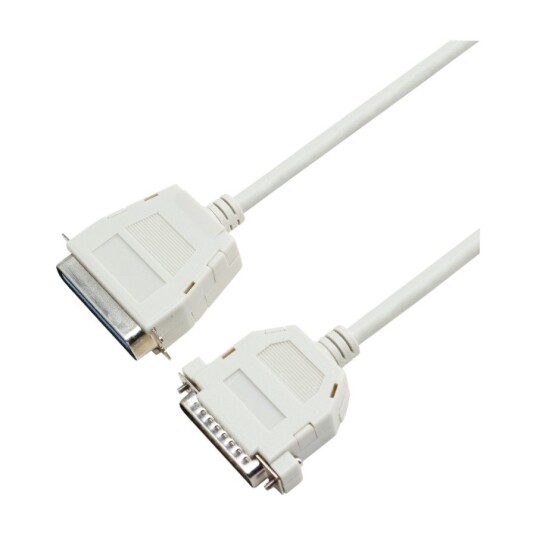 ELETRA DB25 M - DB36 M 1M LPT KABEL, GRÅ