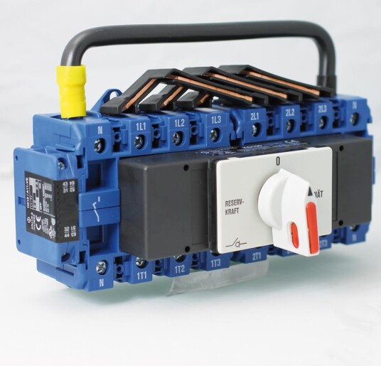 Kraus & Naimer KG64B T904/S A421xVE Reservekraftomkobler 4 polet for sikringsskap 63A Elfordeling & strømforsyning