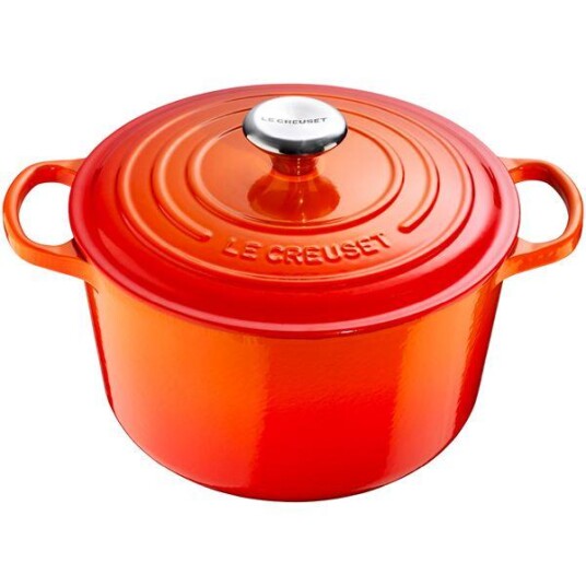 Le Creuset Rund støpejernsgryte 6,3L/26 cm volcanic