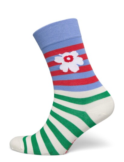 Marimekko Kasvaa Tasaraita Unikko Two Multi/patterned 37 39