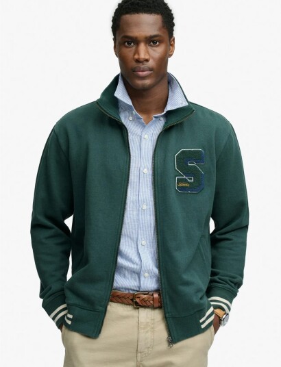 Superdry Vintage Athletic Track Green XXXL