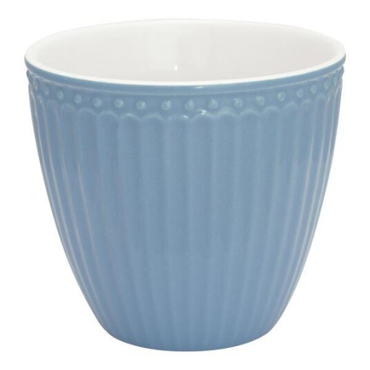 GreenGate Alice latte kopp 35 cl sky blue