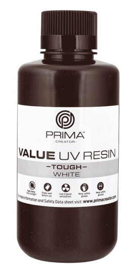 PrimaCreator Value Tough UV Resin-500ml-White