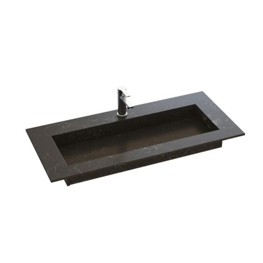 Dansani Inzo Angular Silestone B60-165xh1,20xd45,50cm Calypso 100cm