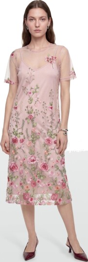 A View Fuschia Midi Dress Pink 44